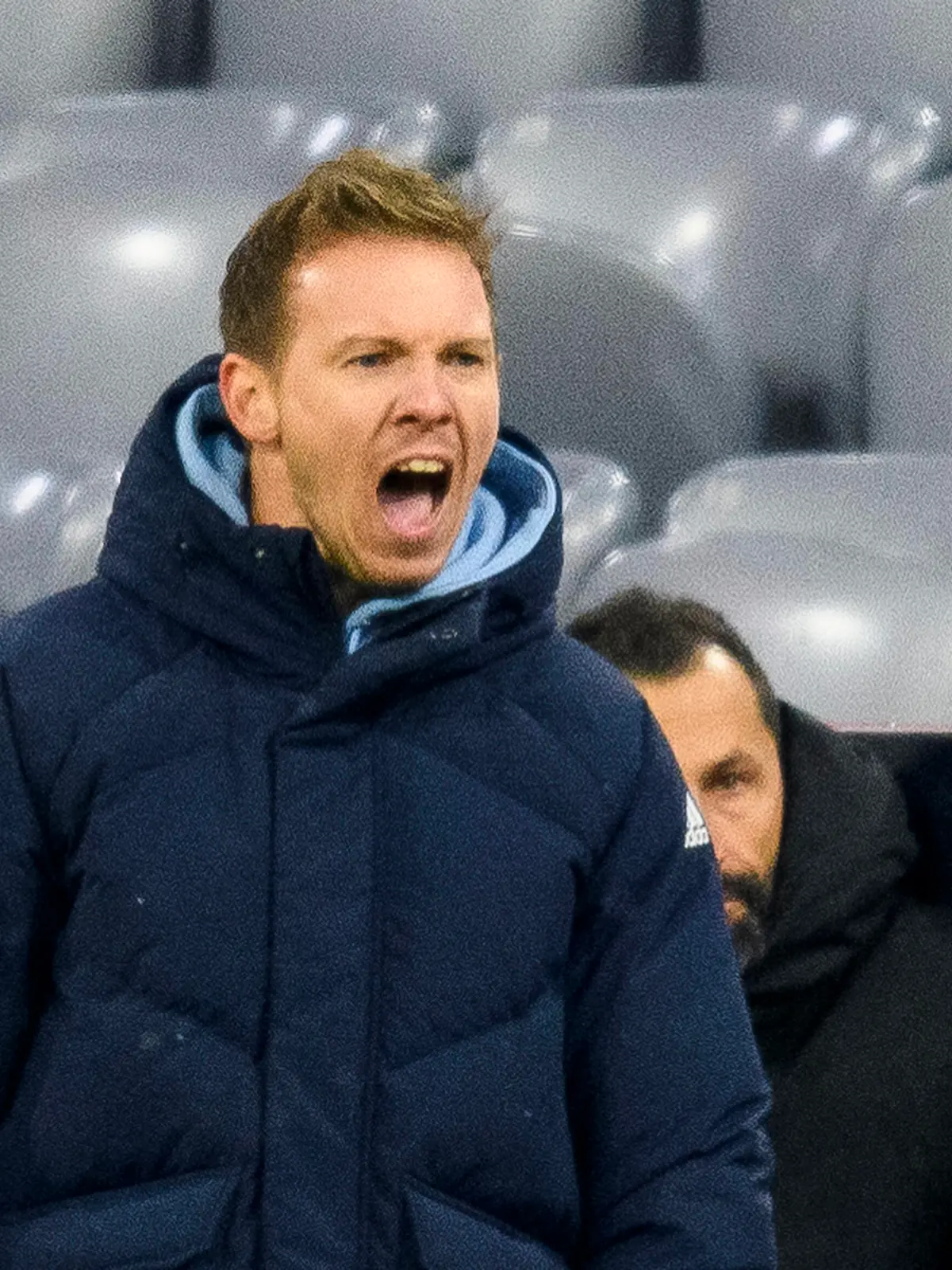 GER, DFB, FC Bayern Muenchen vs. 1. FSV Mainz 05 / 11.12.2021, Allianz Arena, Muenchen, GER, DFB, FC Bayern Muenchen vs. 1. FSV Mainz 05, im Bild Julian Nagelsmann Cheftrainer FCB *** GER, DFB, FC Bayern Muenchen vs 1 FSV Mainz 05 11 12 2021, Allianz Arena, Muenchen, GER, DFB, FC Bayern Muenchen vs 1 FSV Mainz 05, in picture Julian Nagelsmann head coach FCB nordphotoxGmbHx/xStraubmeier nph00004 