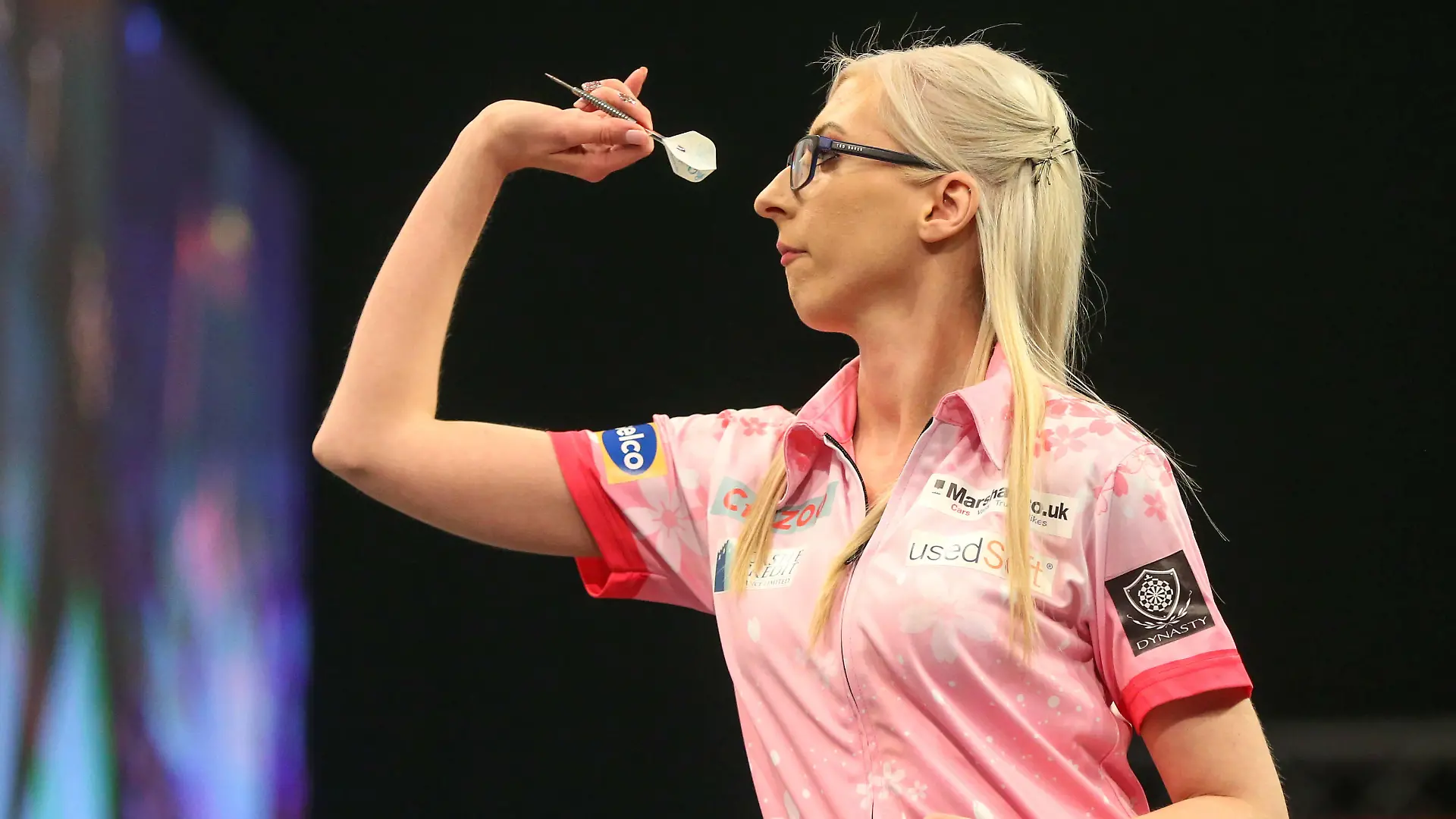 Darts Grand Slam of Darts 2021 PDC Fallon Sherrock during the 2021 Grand Slam of Darts at Aldersley Leisure Village, Wolverhampton, United Kingdom on 13 November 2021. Editorial use only PUBLICATIONxNOTxINxUK , Copyright: xShanexHealeyx PSI-14014-0122