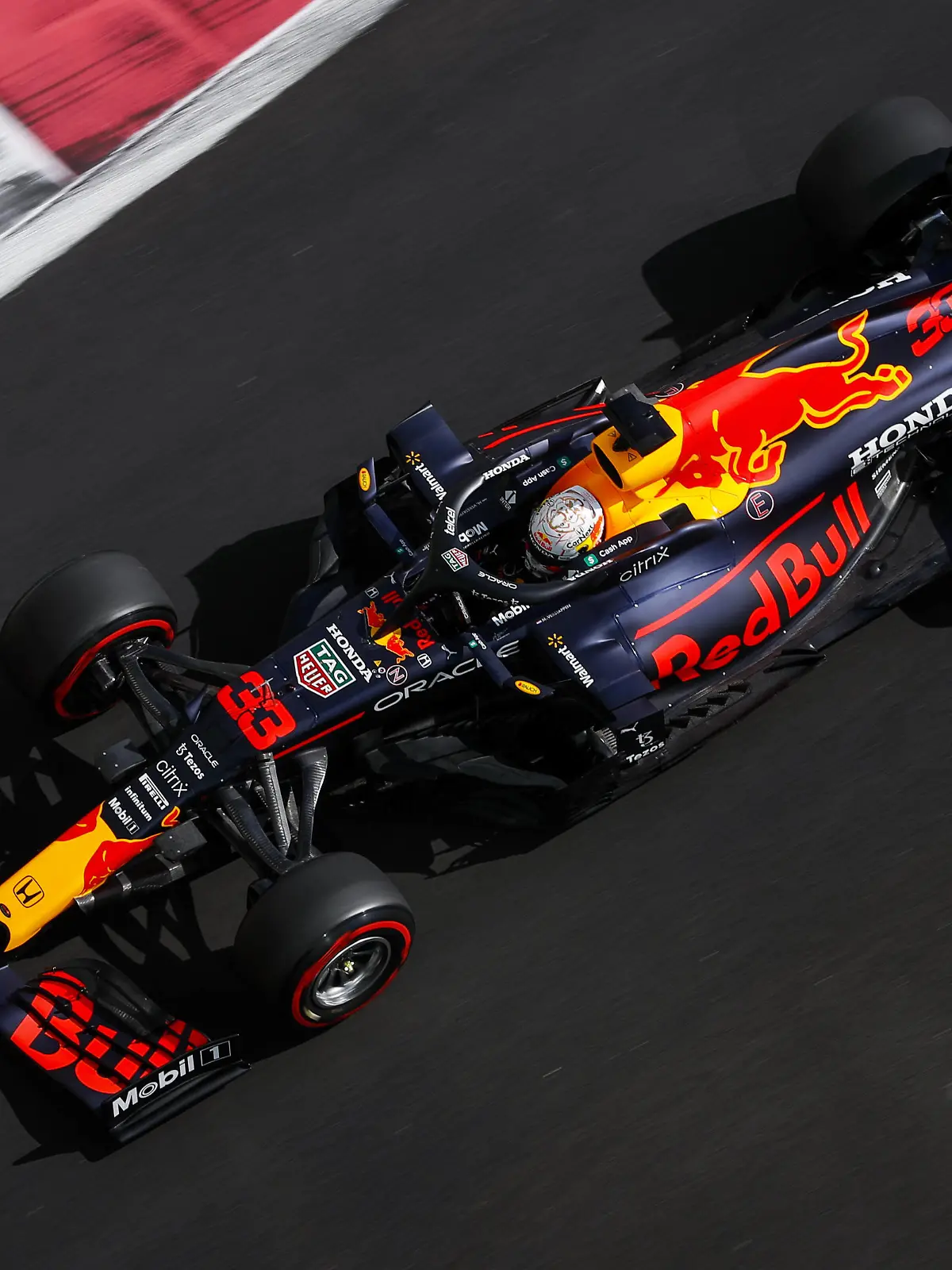  33 VERSTAPPEN Max nld, Red Bull Racing Honda RB16B, action during the Formula 1 Etihad Airways Abu Dhabi Grand Prix 2021, 22th round of the 2021 FIA Formula One World Championship, WM, Weltmeisterschaft from December 10 to 12, 2021 on the Yas Marina Circuit, in Yas Island, Abu Dhabi - F1 - ABU DHABI GRAND PRIX 2021 DPPI/Panoramic PUBLICATIONxNOTxINxFRAxITAxBEL 00121045__V2_8951.JPG