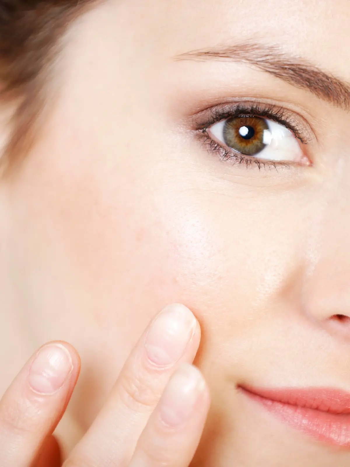 Attractive young woman in a beauty style pose.