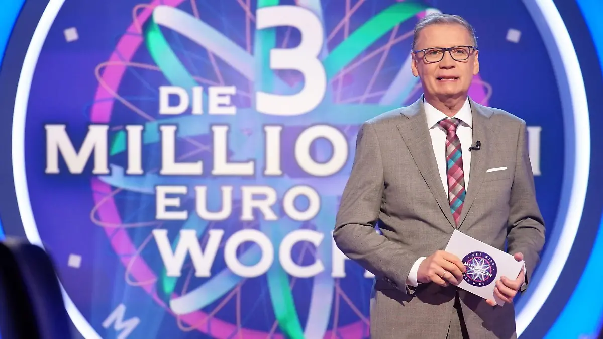 Moderator Günther Jauch
Die Verwendung des sendungsbezogenen Materials ist nur mit dem Hinweis und Verlinkung auf RTL+ gestattet.