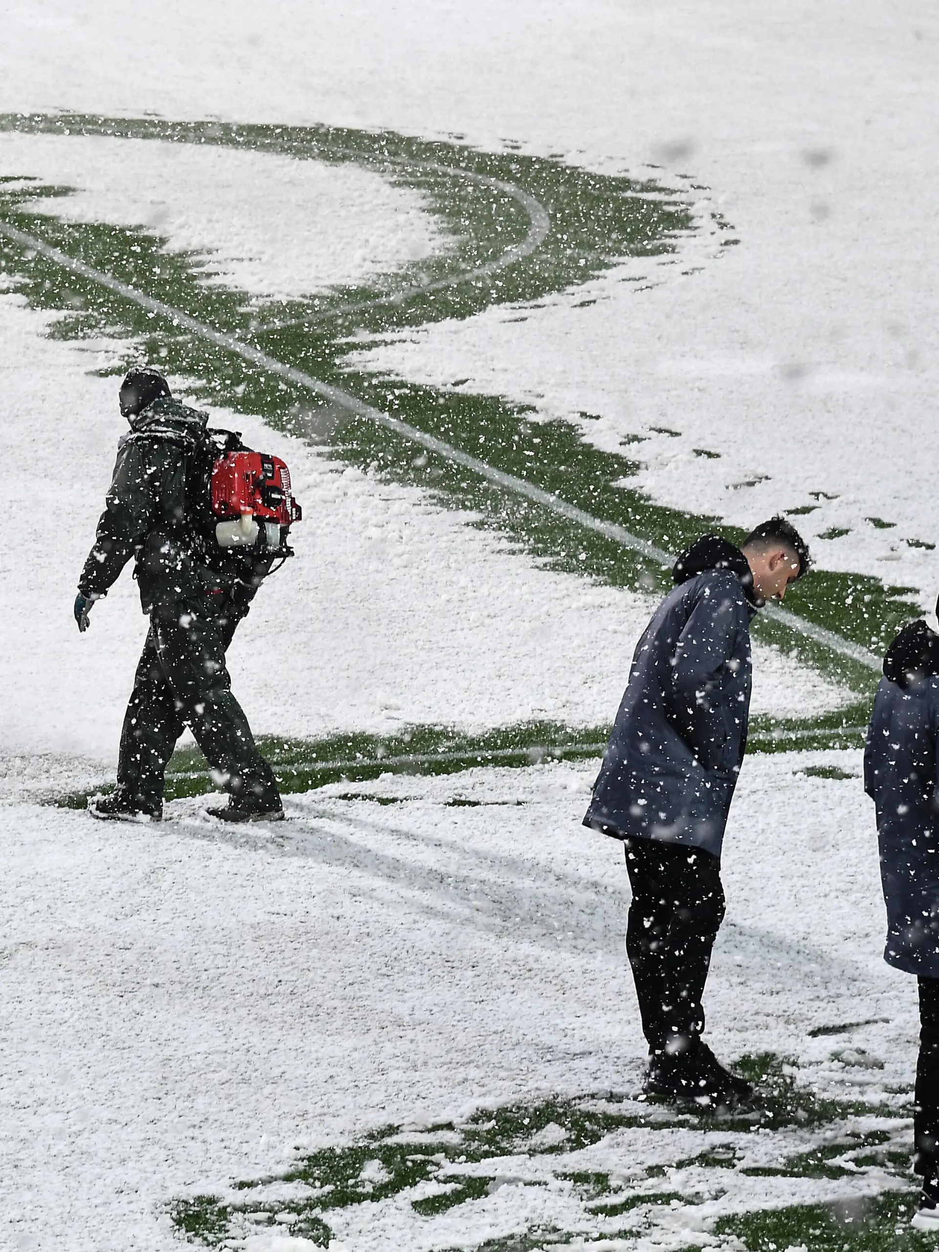 Db Bergamo 08/12/2021 - Champions League / Atalanta-Villareal / foto Daniele Buffa/Image nella foto: neve PUBLICATIONxNOTxINxITA
