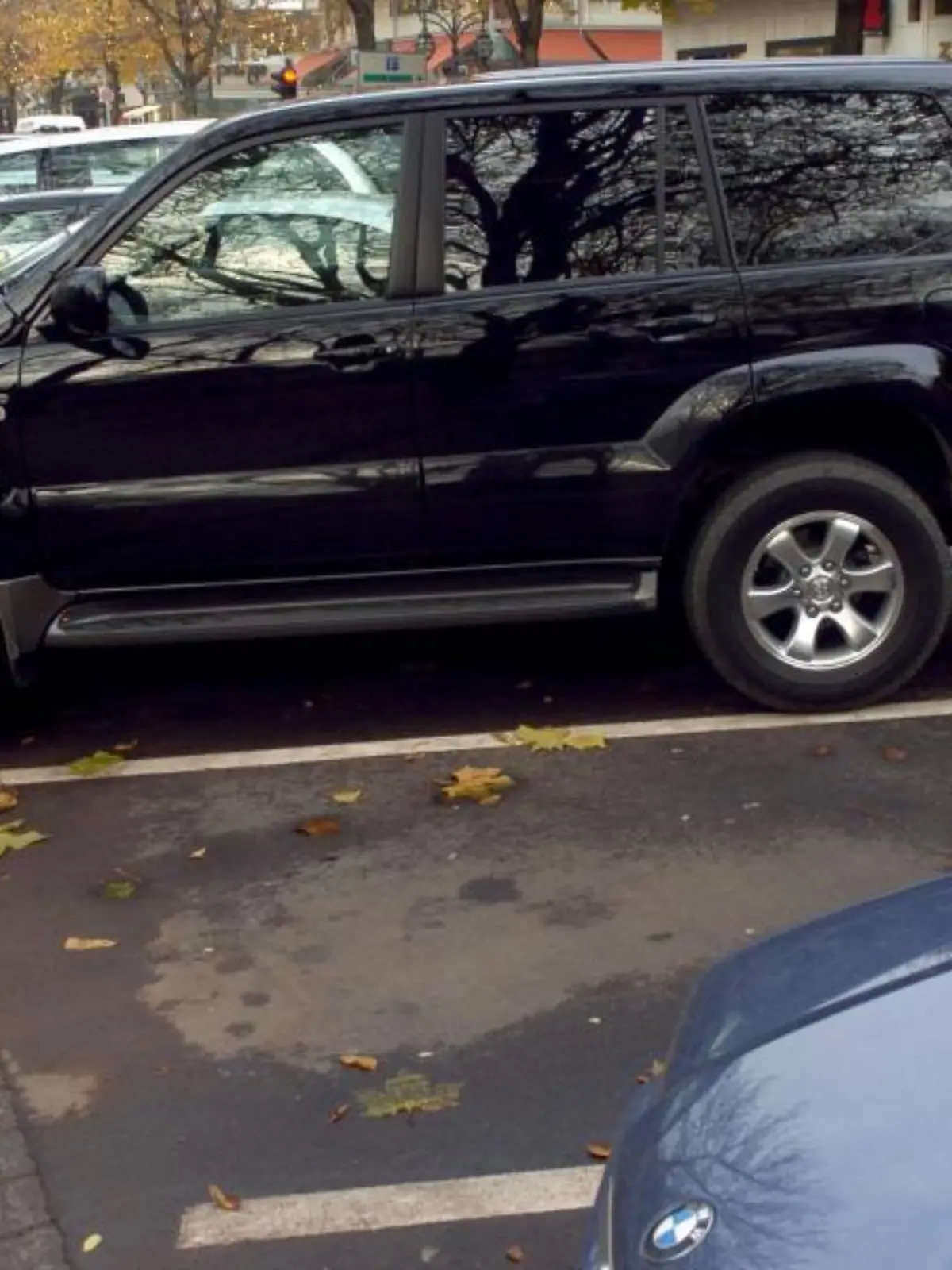Eine Parklücke