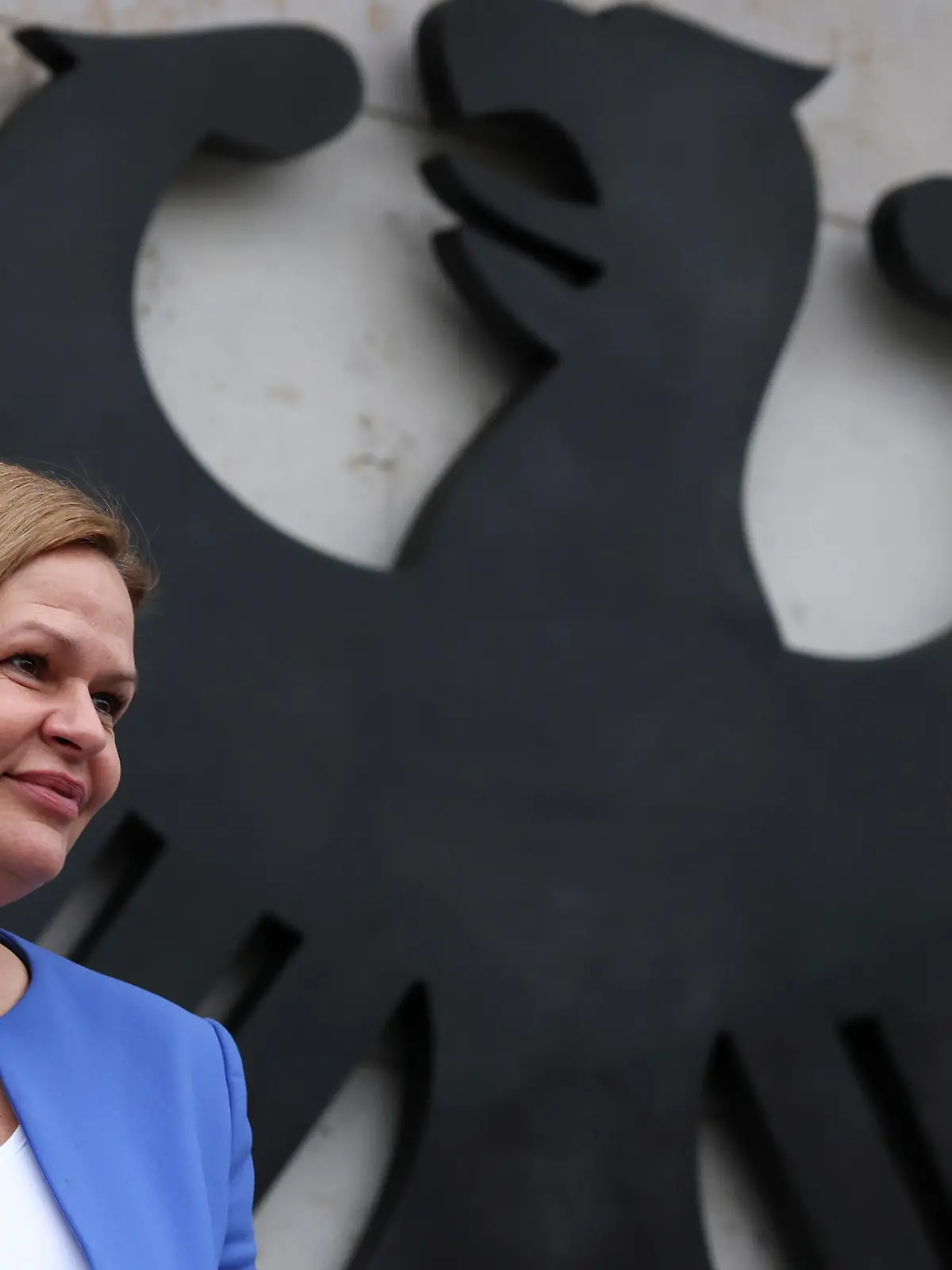New German Interior Minister Nancy Faeser looks on during a handover ceremony in Berlin, Germany, December 8, 2021. REUTERS/Christian Mang