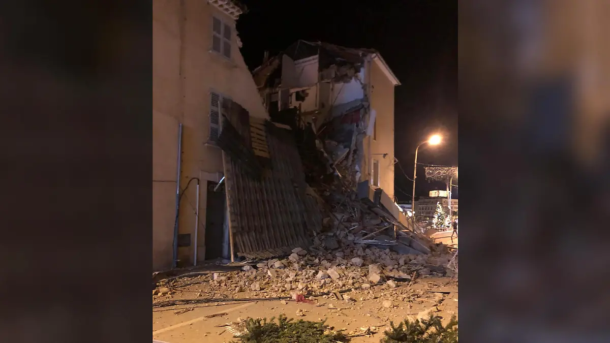 Wohnhaus in Frankreich eingestürzt