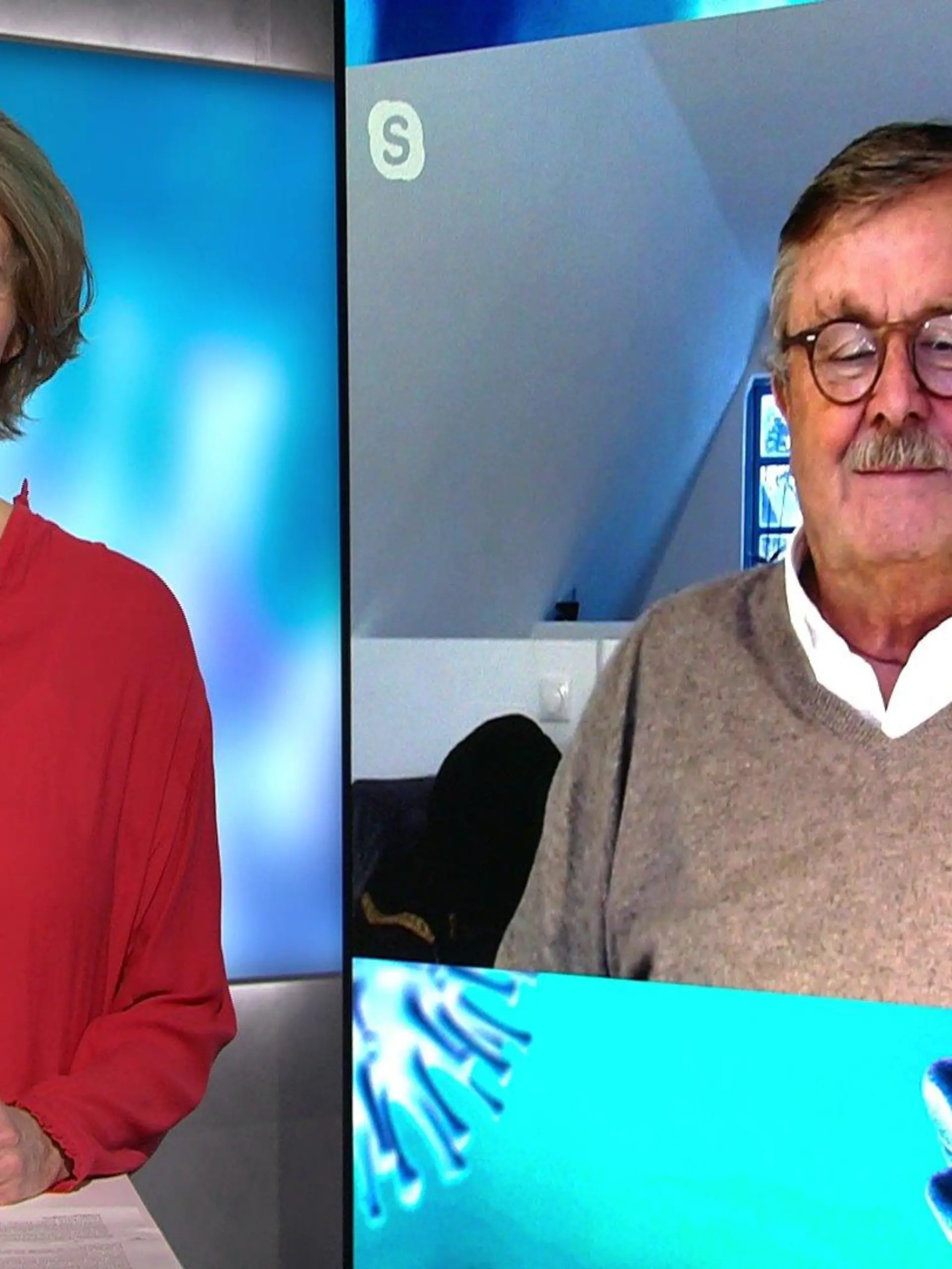 Doro Steitz spricht mit Frank Ulrich Montgomery