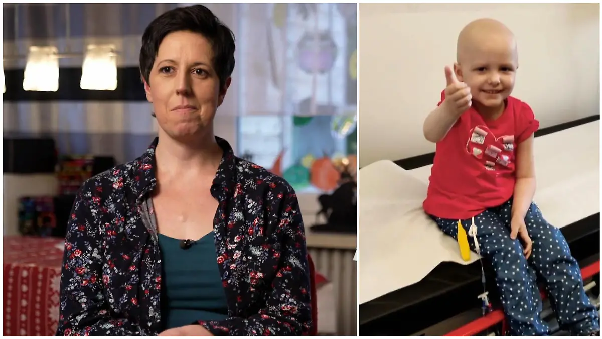 Daniela Berlits Tochter Fiona erkrankte an Leukämie.