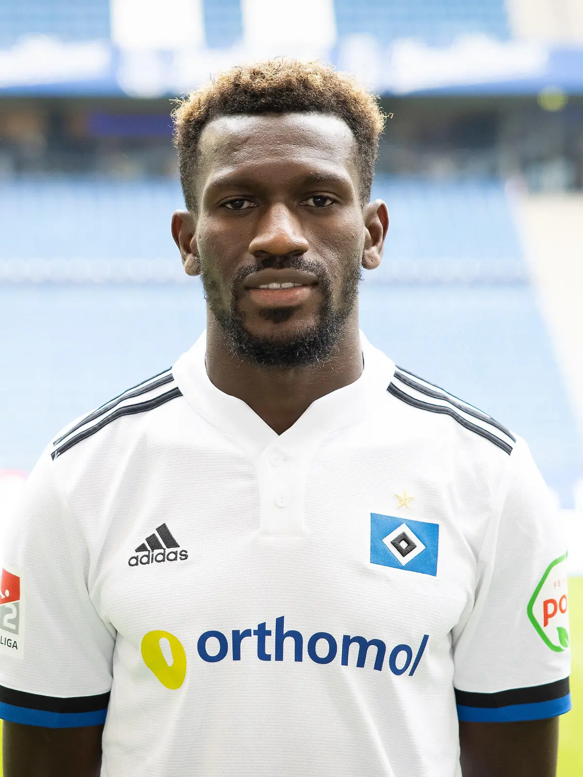 ARCHIV - 23.09.2021, Hamburg: Mannschaftsfoto-Termin Hamburger SV: Bakery Jatta (zu dpa "Anklage gegen HSV-Profi Bakery Jatta ") Foto: Christian Charisius/dpa +++ dpa-Bildfunk +++