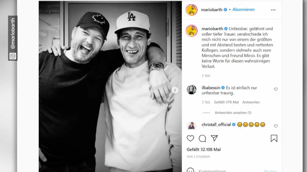 Promis trauern um Mirco Nontschew Comedian stirbt mit 52 Jahren