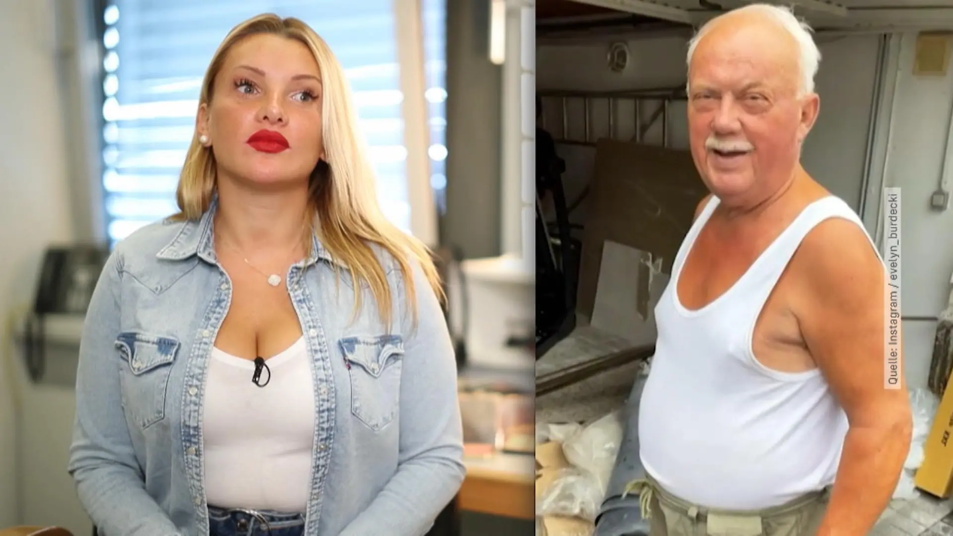 Evelyn Burdecki weint um ihren Vater Tragischer Verlust