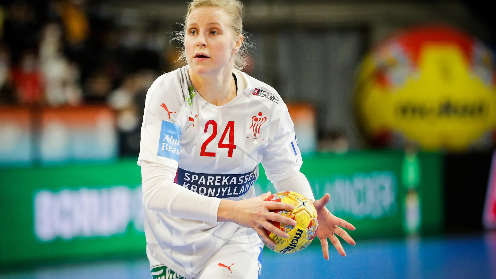 Mia Rej BIDSTRUP 24 during the handball match, Denmark vs Tunisia, 25th IHF Womens World Championship, WM, Weltmeisterschaft Spain, 02.12.2021, PUBLICATIONxNOTxINxSLOxCROxSRB Copyright: xJozoxCabrajax/xkolektiffx 