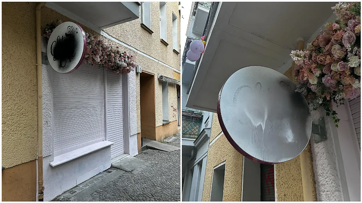 Vandalismus an Anne Wünsches Café