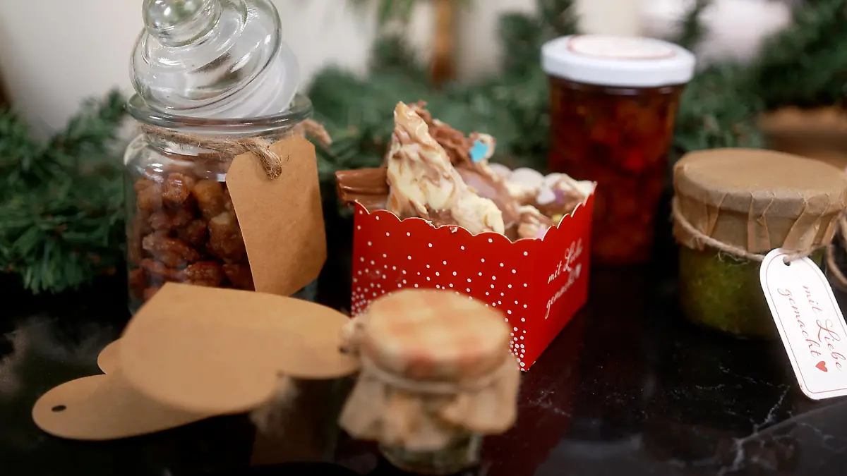 Vier leckere Geschenkideen zu Weihnachten.