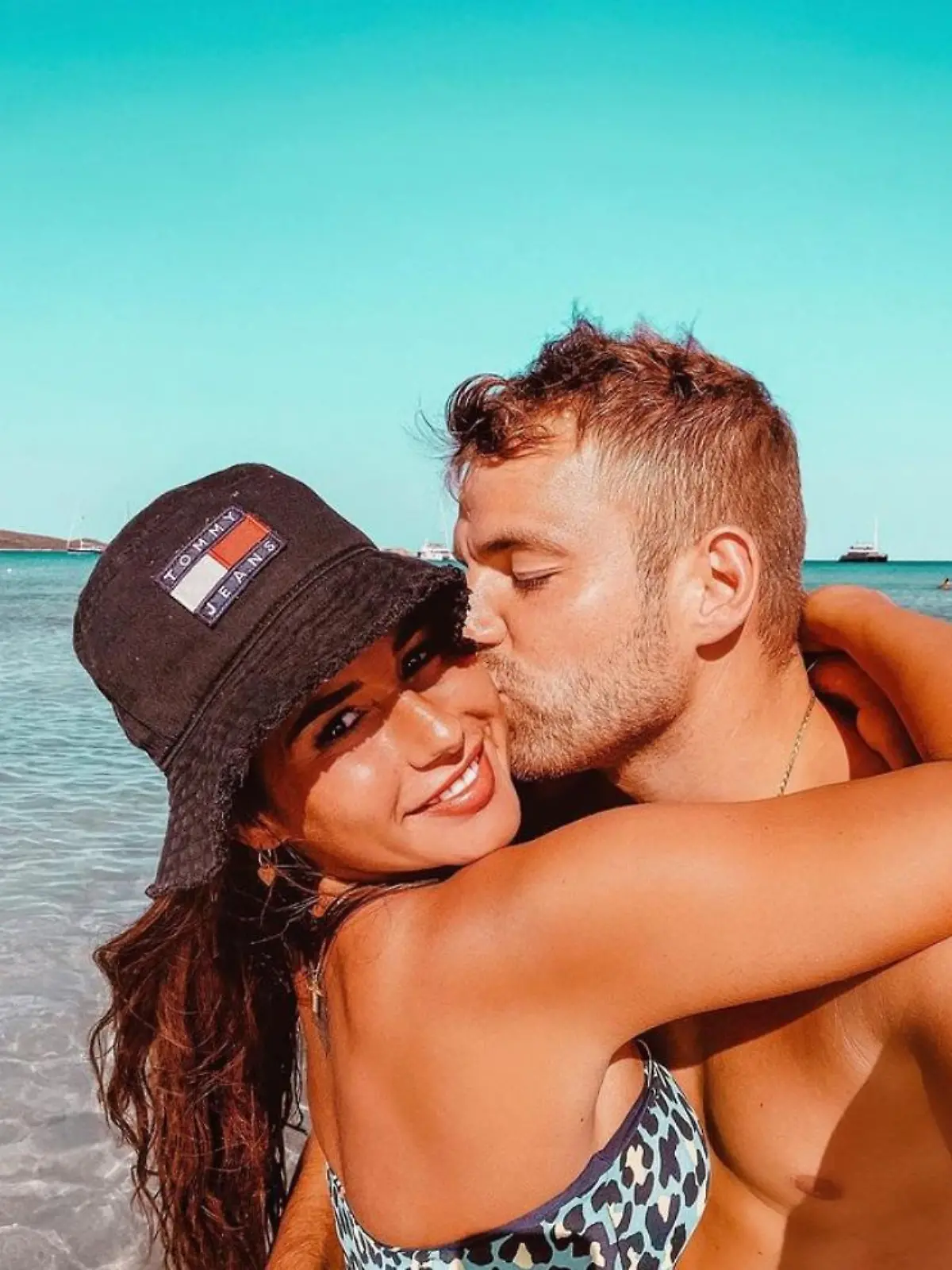 Sarah und Julian Engels im Urlaub.