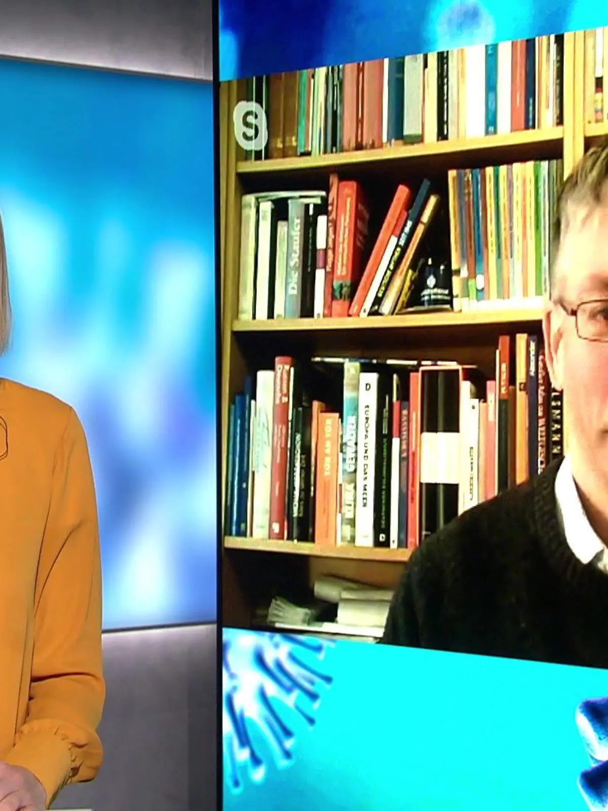 Nele Balgo spricht mit Timo Ulrichs