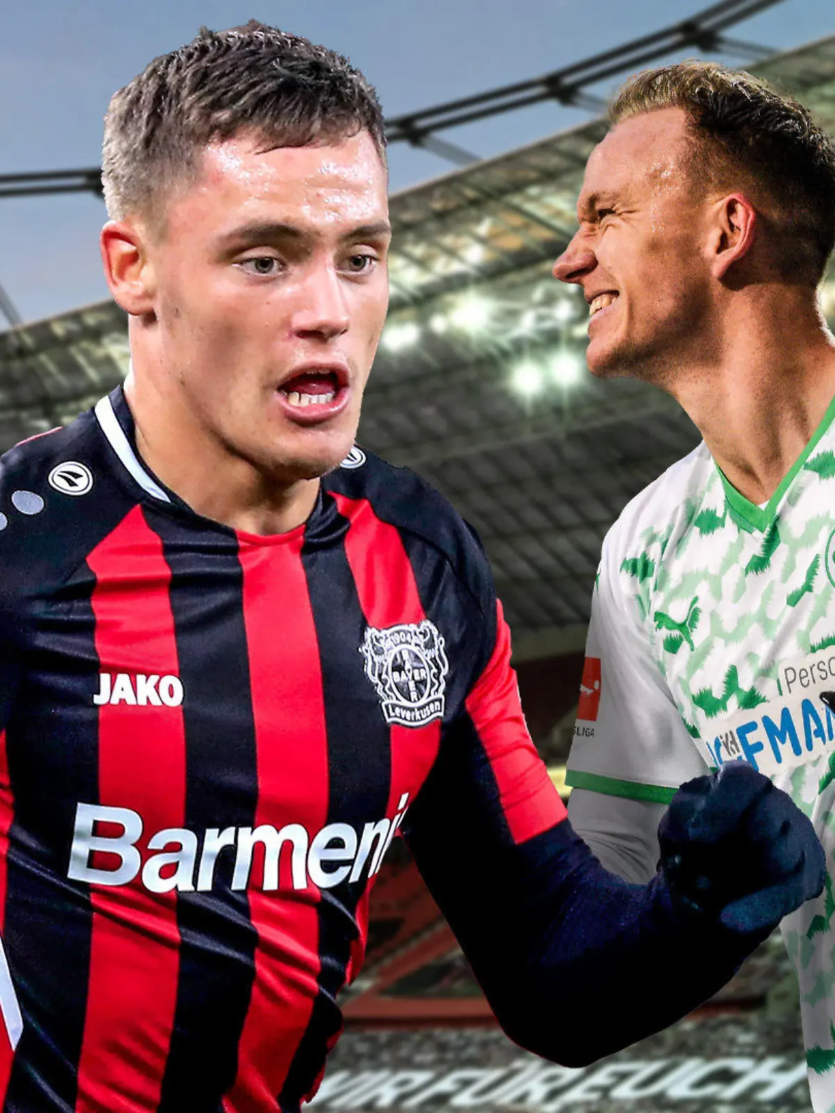 Greuther Fürth spielt bei Bayer Leverkusen.