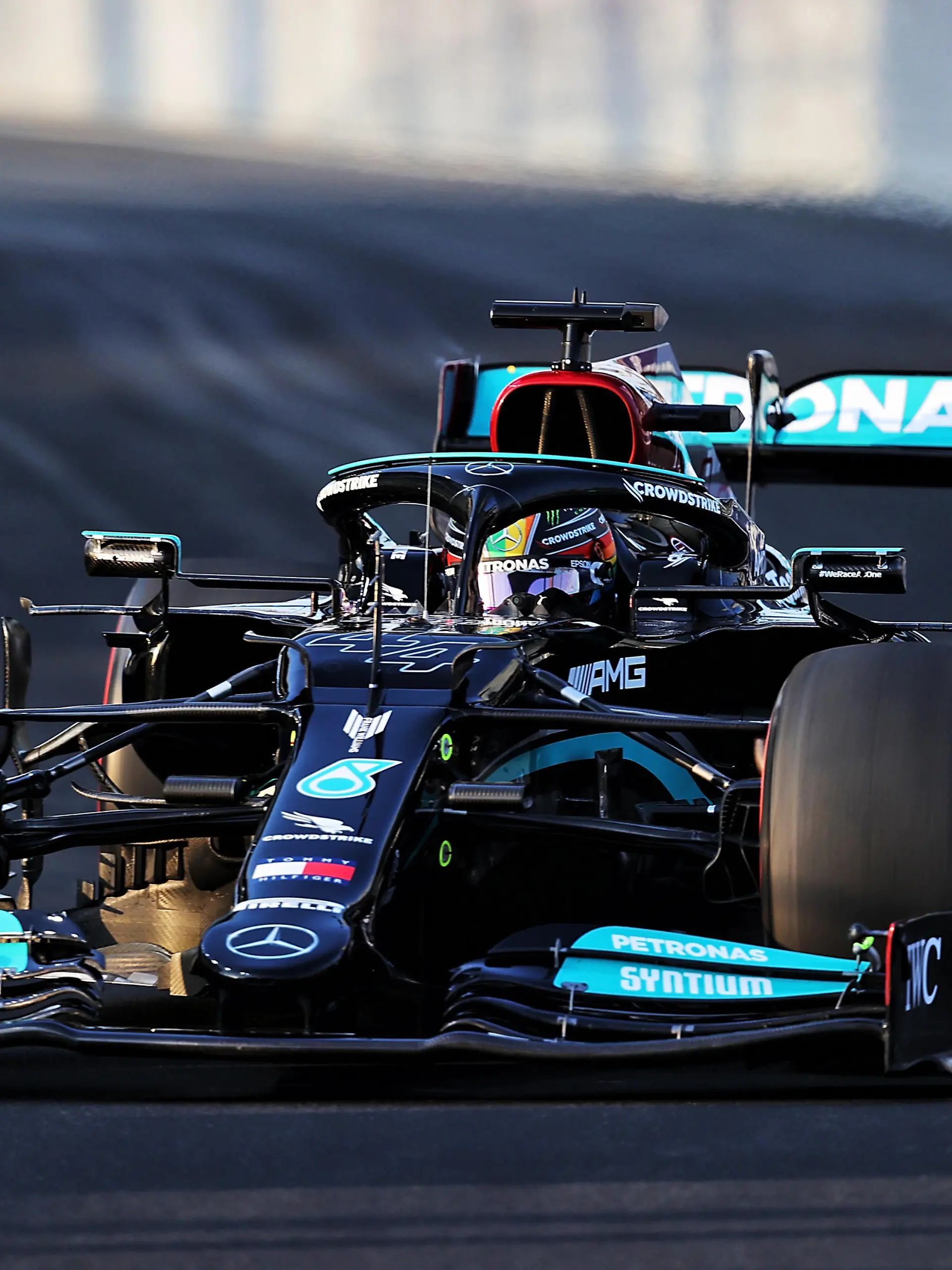 Saudi Arabian Grand Prix - Practice Session - Jeddah Corniche Circuit. Lewis Hamilton (GBR) Mercedes AMG F1 W12. Saudi Arabian Grand Prix, Friday 3rd December 2021. Jeddah, Saudi Arabia. URN:64102410