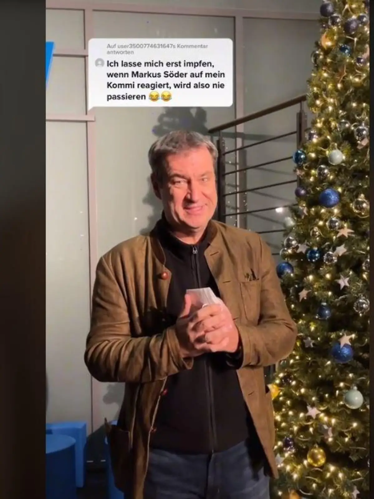 Markus Söder polarisiert mit einem kuriosen Impfaufruf auf TikTok