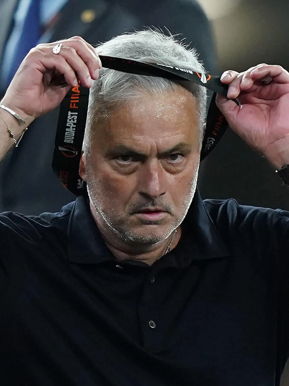Foto Davide Spada/LaPresse 31 Maggio 2023 - Budapest, Ungheria - calcio - Roma vs Siviglia - Uefa Europa League 2022/2023 Finale - Stadio Puskas Arena. Nella foto: Jose Mourinho coach of AS Roma Foto Davide Spada/LaPresse May 31, 2023 Budapest, Hungary - sport, soccer - Roma vs Sevilla - Uefa Europe League Final 2022/2023 - Puskas Arena Stadium. In the pic: Jose Mourinho coach of AS Roma PUBLICATIONxNOTxINxITAxFRAxCHN Copyright: xDavidexSpada/LaPressex