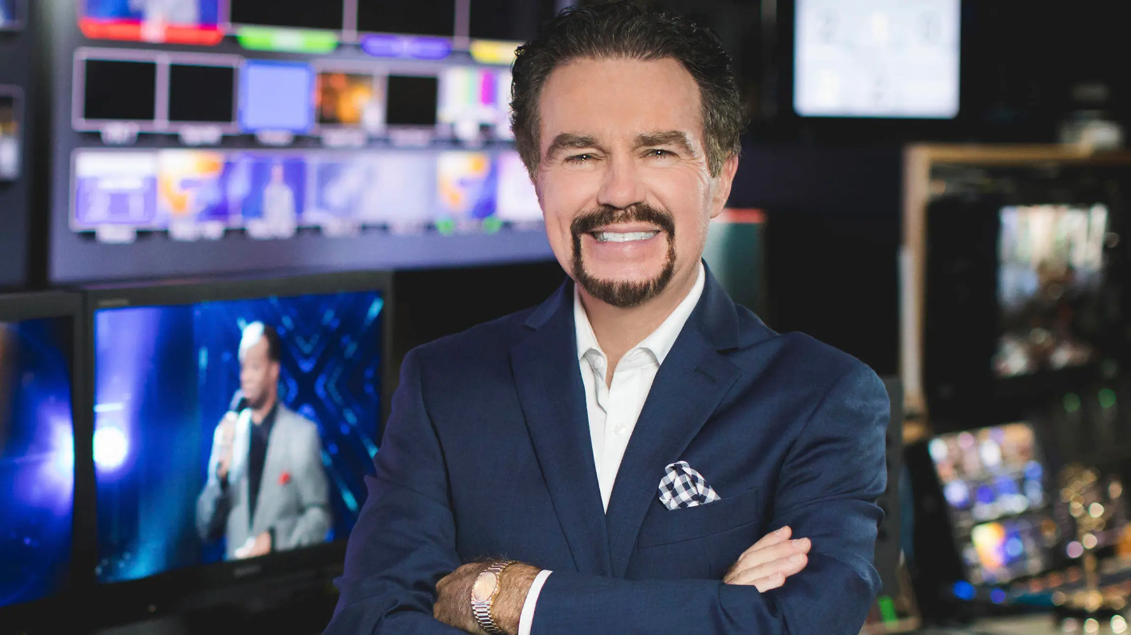 In this image provided by Daystar, Daystar CEO Marcus Lamb poses. Lamb, the CEO and founder of the conservative Christian Daystar Television Network who was outspoken against COVID-19 vaccines, has died at age 64 after contracting the virus. Daystar confirmed his death Tuesday, Nov. 30, 2021. (Daystar via AP)