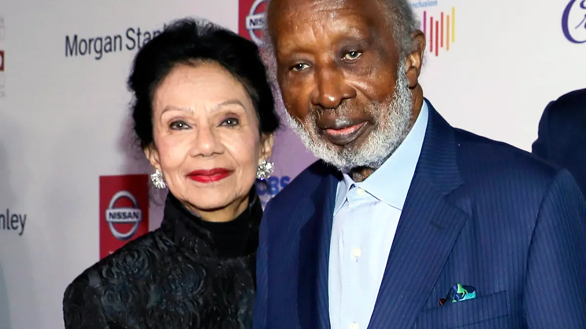 FILE - Jacqueline Avant, left, and Clarence Avant appear at the 11th Annual AAFCA Awards in Los Angeles on Jan. 22, 2020. Jacqueline Avant  was fatally shot early Wednesday, Dec. 1, 2021, in Beverly Hills, Calif. (Photo by Mark Von Holden Invision/AP, File)