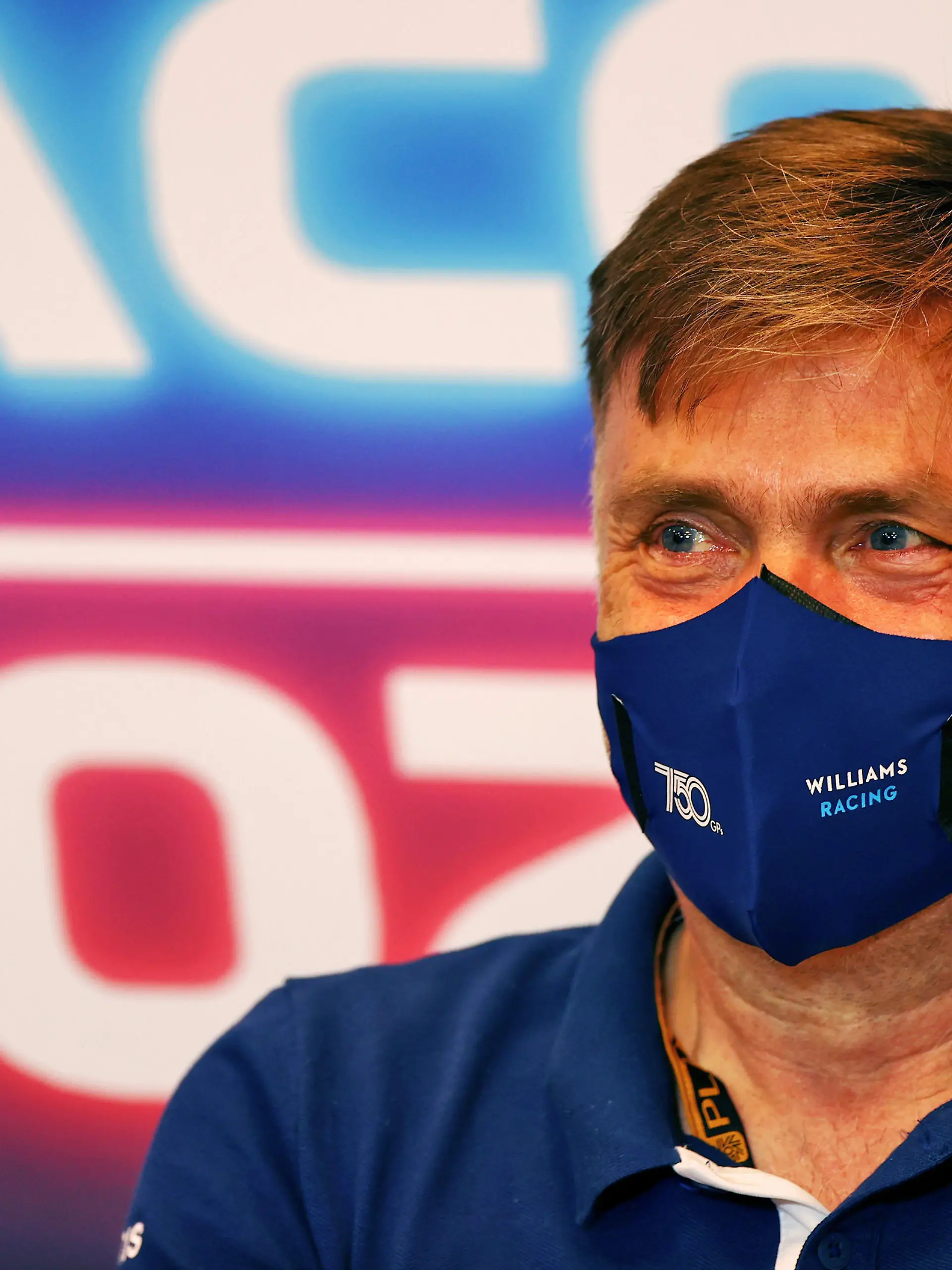 MONTE-CARLO, MONACO - MAY 20: Jost Capito, CEO of Williams talks in a Team Principals Press Conference during practice ahead of the F1 Grand Prix of Monaco at Circuit de Monaco on May 20, 2021 in Monte-Carlo, Monaco. (Photo by XPB - Pool/Getty Images)