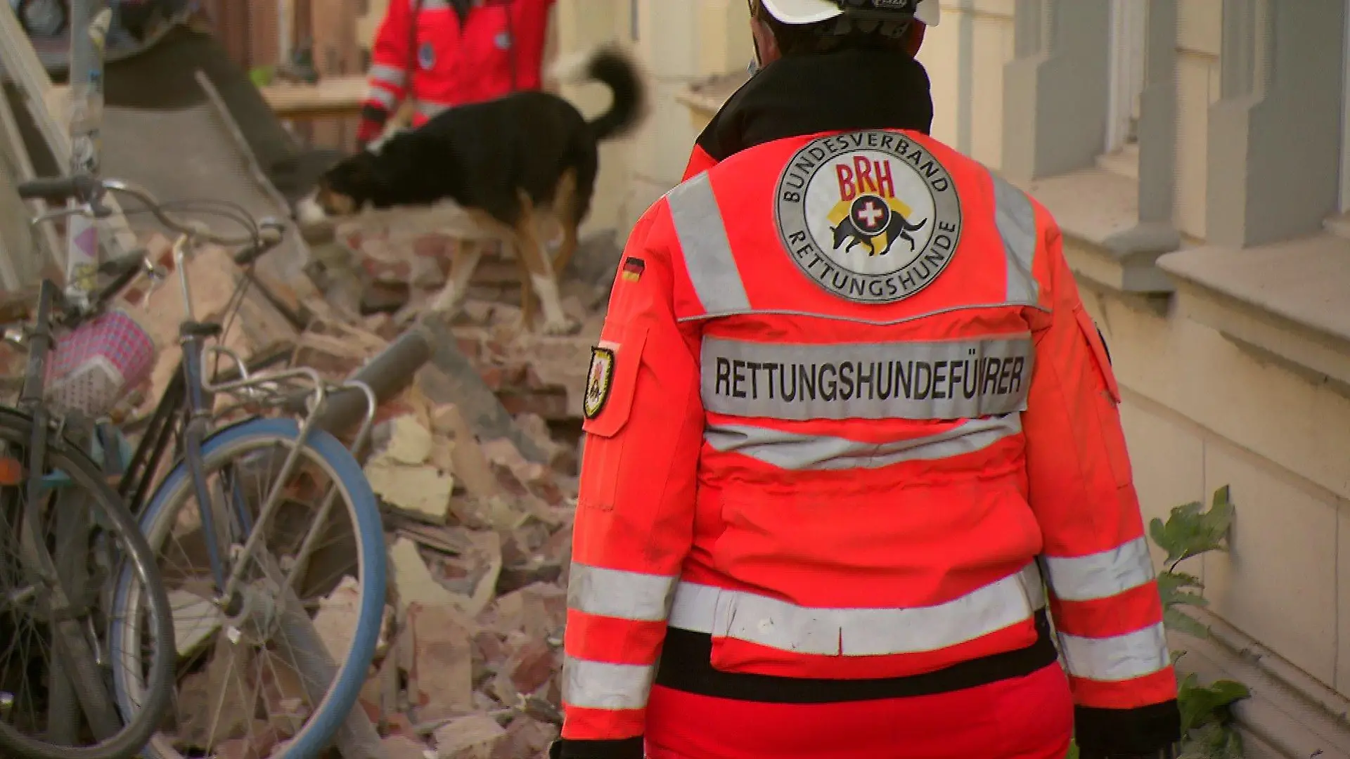 Explosion in Hamburg-Ottensen.