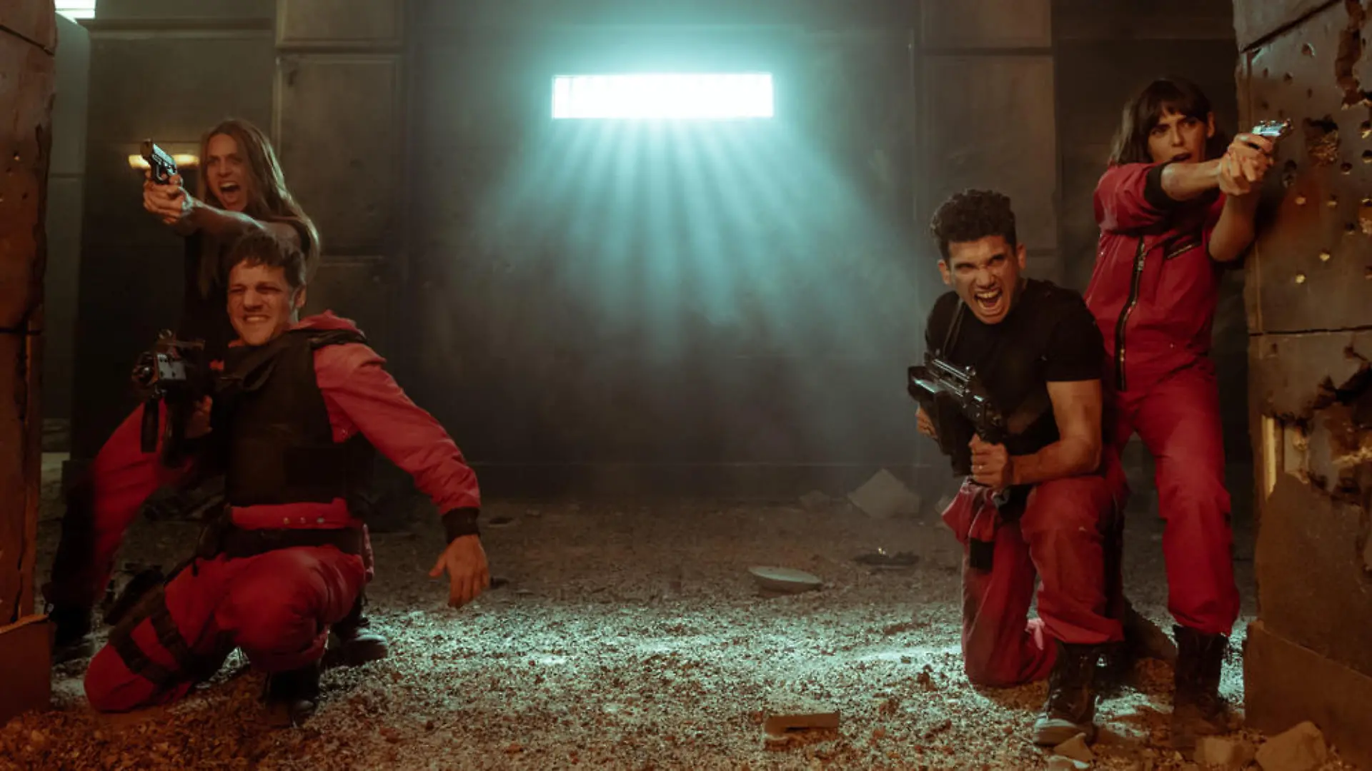 An die Waffen, fertig, los! Die Netflix-Serie „Haus des Geldes“ ist nichts für schwache Nerven.