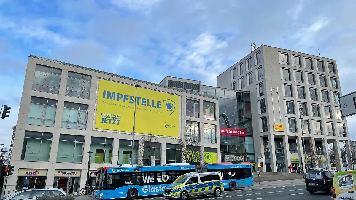 Zentrale Impfstelle der Städteregion Aachen: Die Aachen Arkaden