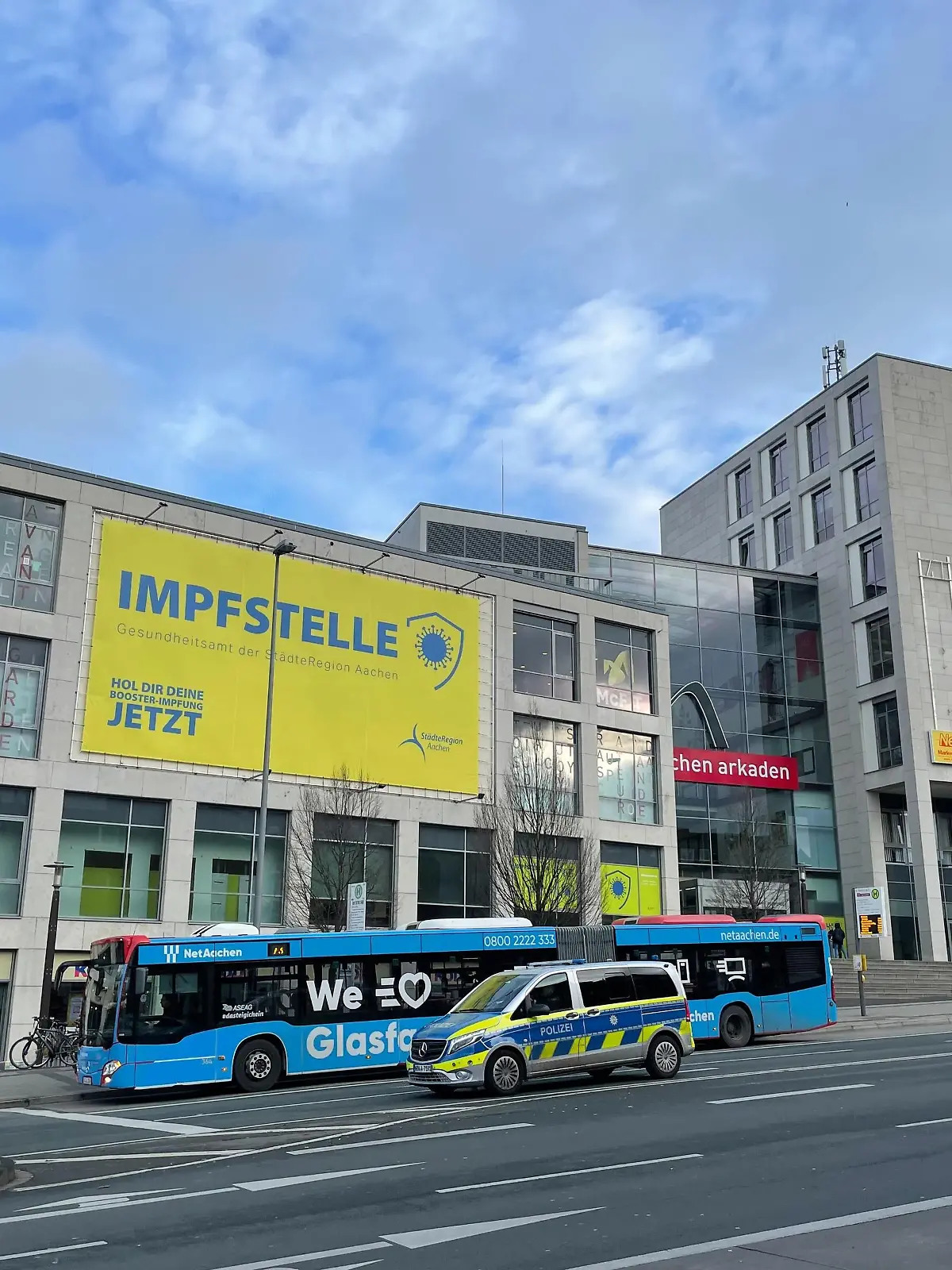 Zentrale Impfstelle der Städteregion Aachen: Die Aachen Arkaden