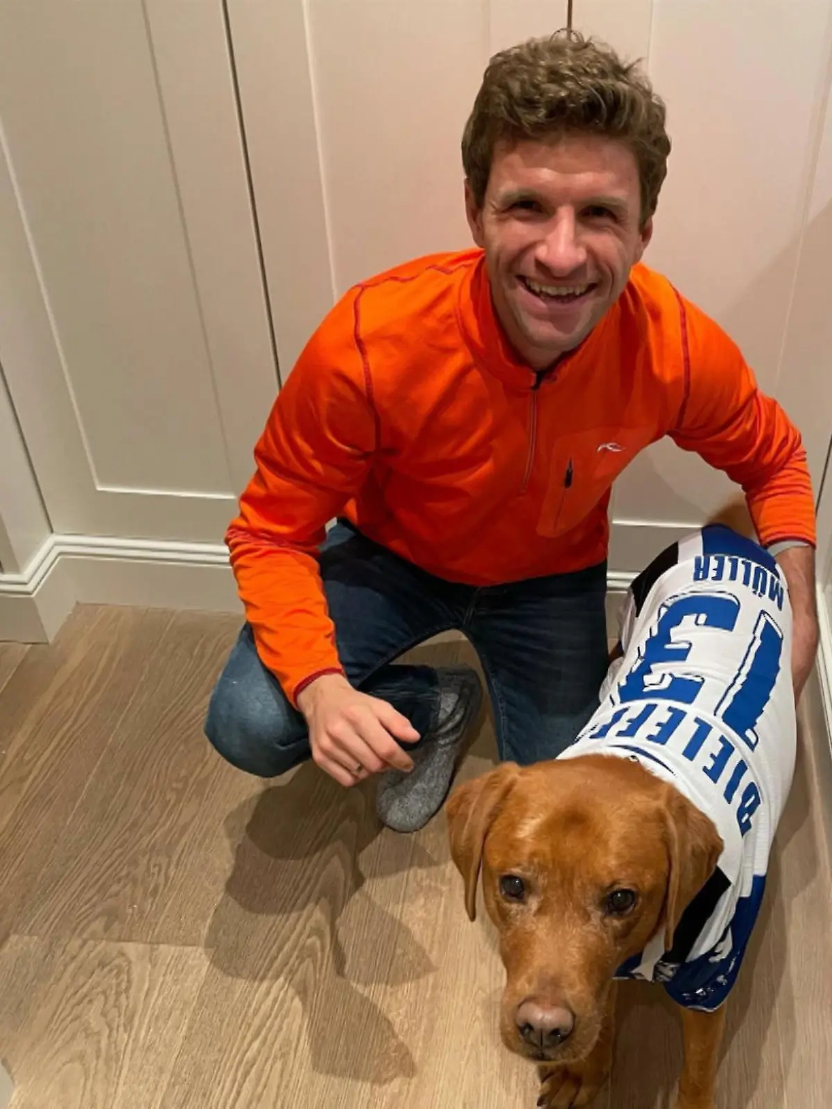 Thomas Müller mit seinem Bielefeld-Export.