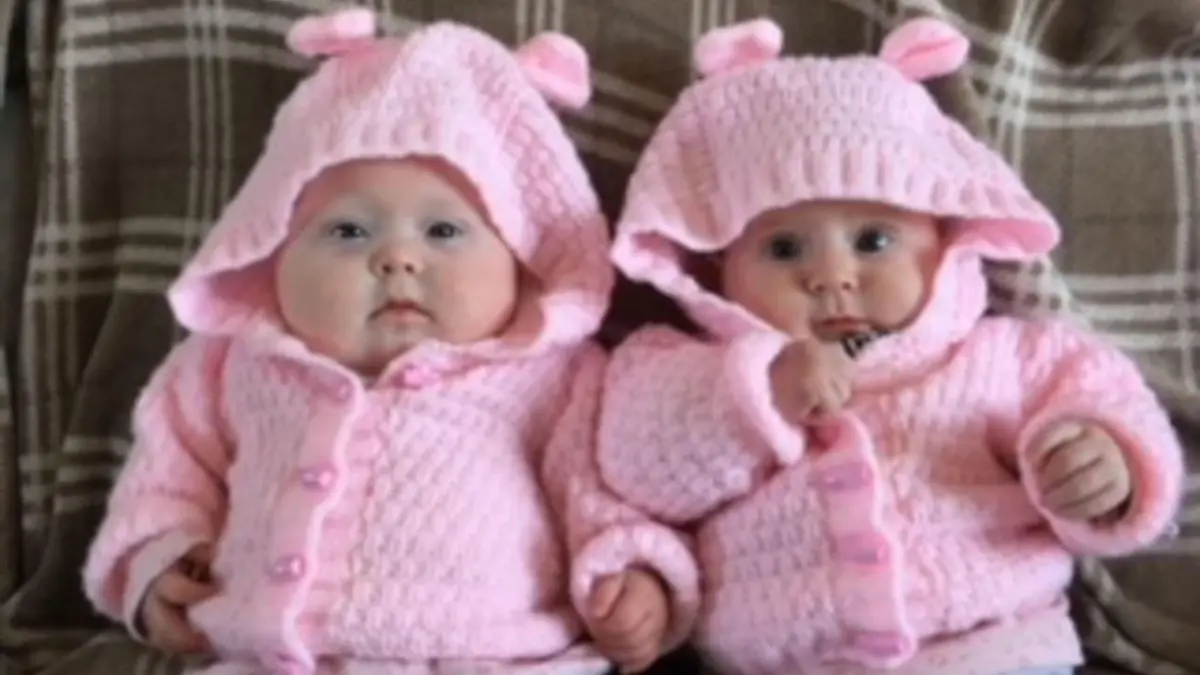 CATERS NEWS (PICTURED L-R Freya with sister Caitlyn in ponk jackets) A little girl who was born with Down Syndrome has taken her first steps thanks to her twin sister. Laura Guilliatt, 32, from Gainsborough, Lincs, gave birth to her twin girls, Freya and Caitlyn, now two, on 29 September 2019 after five years of struggling to conceive and deciding to opt for IVF. After an emergency C-section at 35 weeks pregnant, Freya was born with Down Syndrome and Caitlyn was not, which is thought to be 14 in one million chance with non-identical twins. As the twins got older, Caitlyn began crawling and walking a few months before her twin sister and would constantly encourage and help her to progress. SEE CATERS COPY