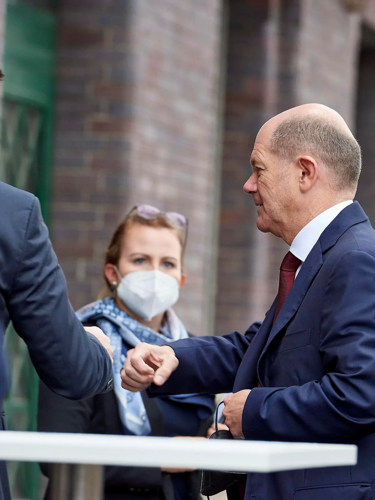  Olaf Scholz - Ampelkoalitionäre Deutschland, Berlin, 24.11.2021: Die Ampelparteien SPD, Grüne und FDP präsentieren ihren ausgehandelten Koaltionsvertrag sowie die Verteilung der jeweiligen Ministerien an die Parteien. *** Olaf Scholz Ampelkoalitionäre Germany, Berlin, 24 11 2021 The traffic light parties SPD, Greens and FDP present their negotiated coalition agreement and the distribution of the respective ministries to the parties