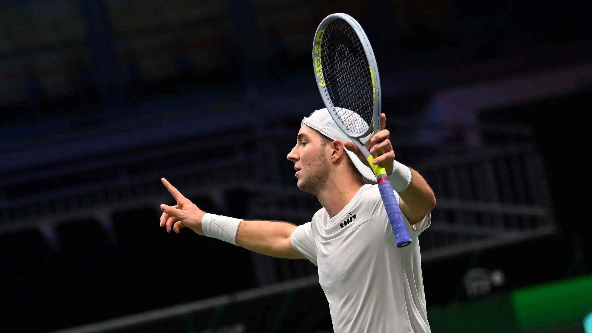 2021 Davis Cup Finals , Innsbruck Quarter Final Great Britain v Germany 2.Match Cameron Norrie GB v Jan Lennard Struff GER Jan Lennard Struff *** 2021 Davis Cup Finals , Innsbruck Quarter Final Great Britain v Germany 2 Match Cameron Norrie GB v Jan Lennard Struff GER Jan Lennard Struff 