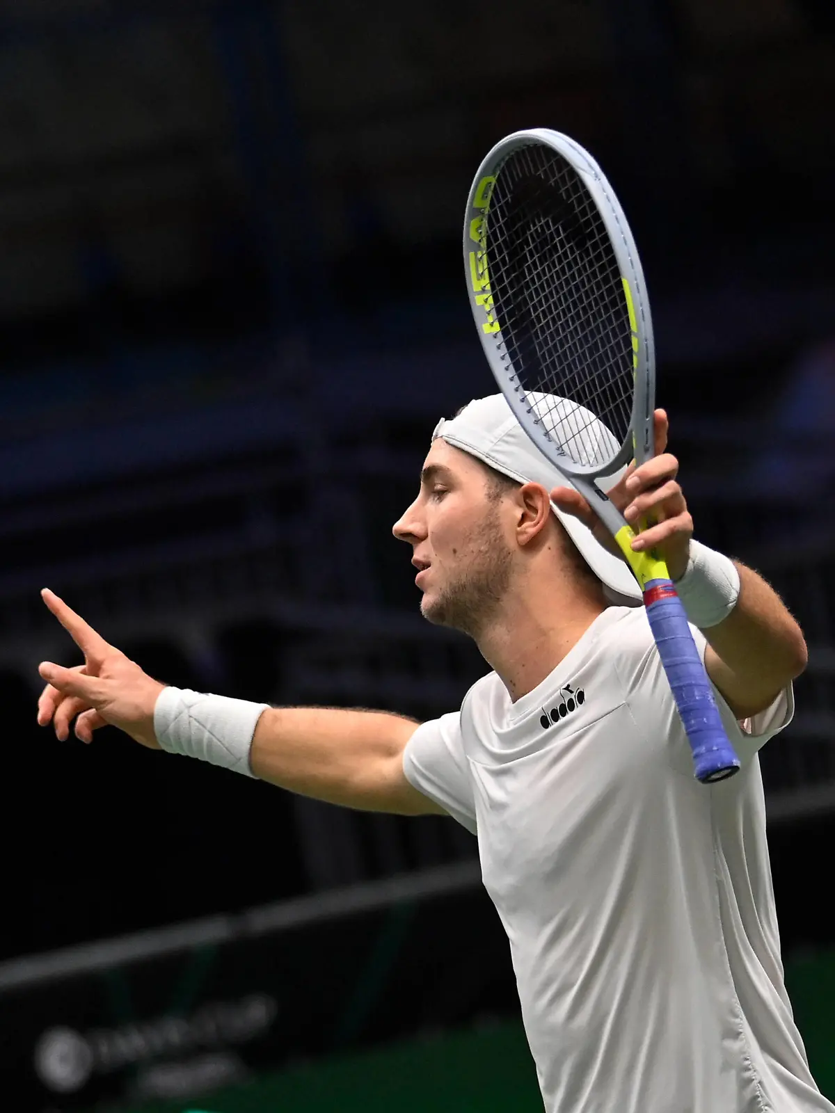 2021 Davis Cup Finals , Innsbruck Quarter Final Great Britain v Germany 2.Match Cameron Norrie GB v Jan Lennard Struff GER Jan Lennard Struff *** 2021 Davis Cup Finals , Innsbruck Quarter Final Great Britain v Germany 2 Match Cameron Norrie GB v Jan Lennard Struff GER Jan Lennard Struff 