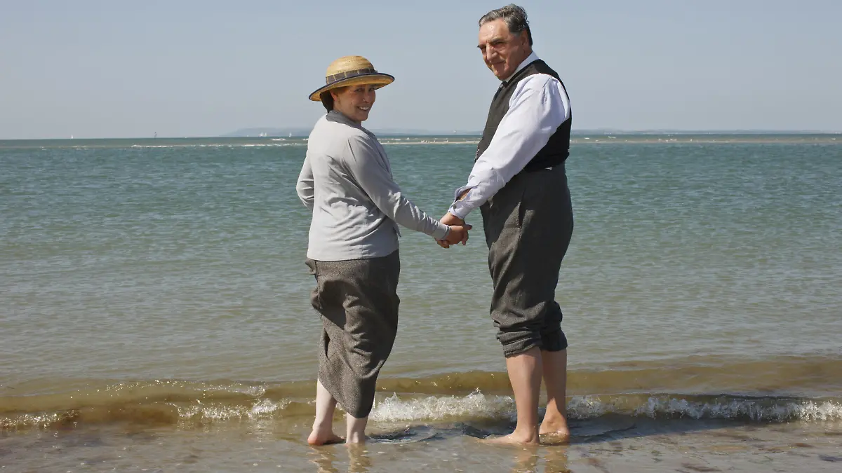 Phyllis Logan und Jim Carter