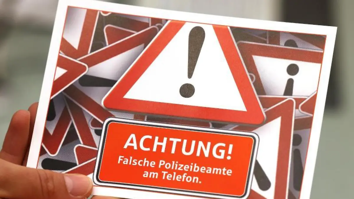 Warnhinweise vor Trickbetrug