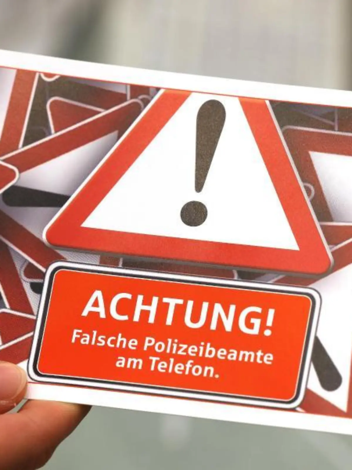 Warnhinweise vor Trickbetrug