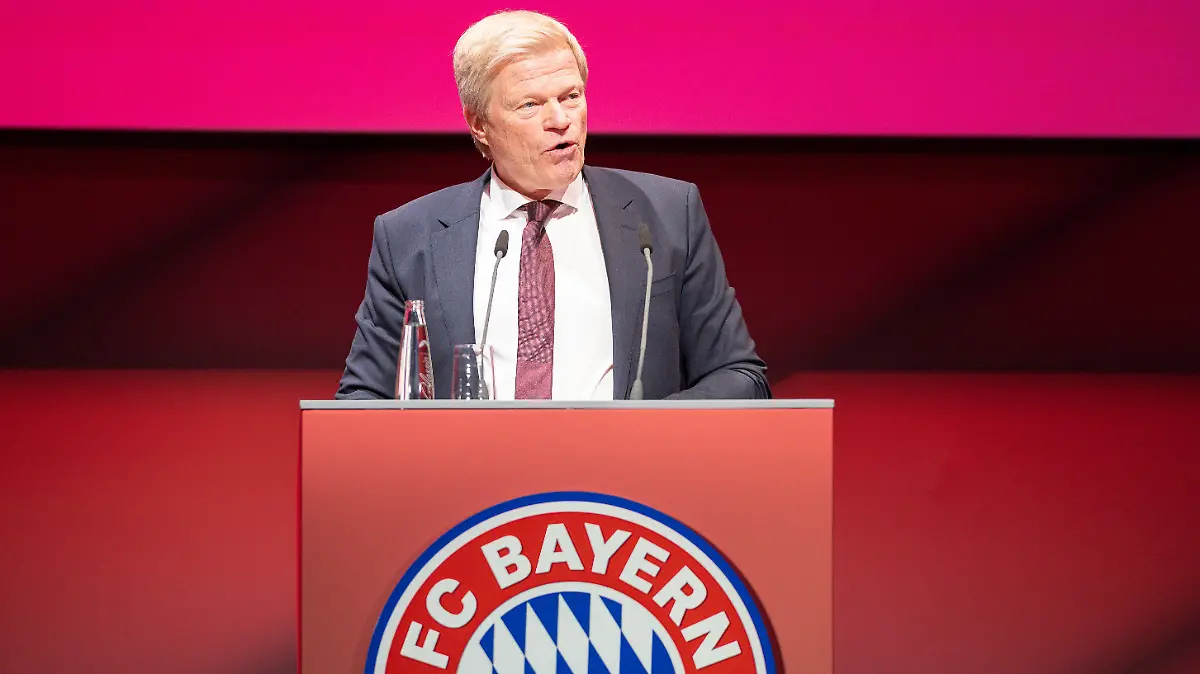 Oliver Kahn Vorstand Vors. FC Bayern Muenchen AG, GER, Jahreshauptversammlung 2021 des FC Bayern Muenchen e.V., Fussball, Bundesliga, Spielzeit 2021/2022, 25.11.2021, GER, Jahreshauptversammlung 2021 des FC Bayern Muenchen e.V., Fussball, Bundesliga, Spielzeit 2021/2022, 25.11.2021 Muenchen *** Oliver Kahn Board of Directors Vors FC Bayern Muenchen AG , GER, Annual General Meeting 2021 of FC Bayern Muenchen e V , Football, Bundesliga, Season 2021 2022, 25 11 2021, GER, Annual General Meeting 2021 of FC Bayern Muenchen e V , Football, Bundesliga, Season 2021 2022, 25 11 2021 Muenchen Copyright: xEibner-Pressefoto/SaschaxWaltherx EP_EER