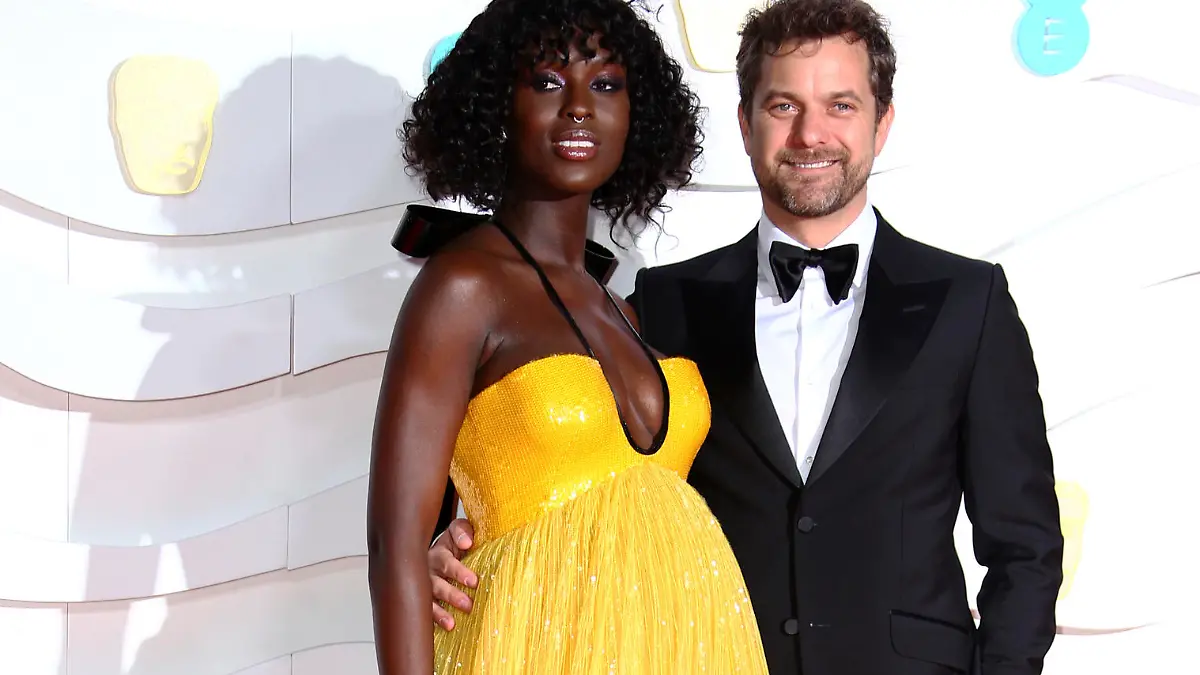 Actors Jodie Turner-Smith, left, and Joshua Jackson pose for photographers upon arrival at the Bafta Film Awards, in central London, Sunday, Feb. 2 2020. (Photo by Joel C Ryan/Invision/AP)