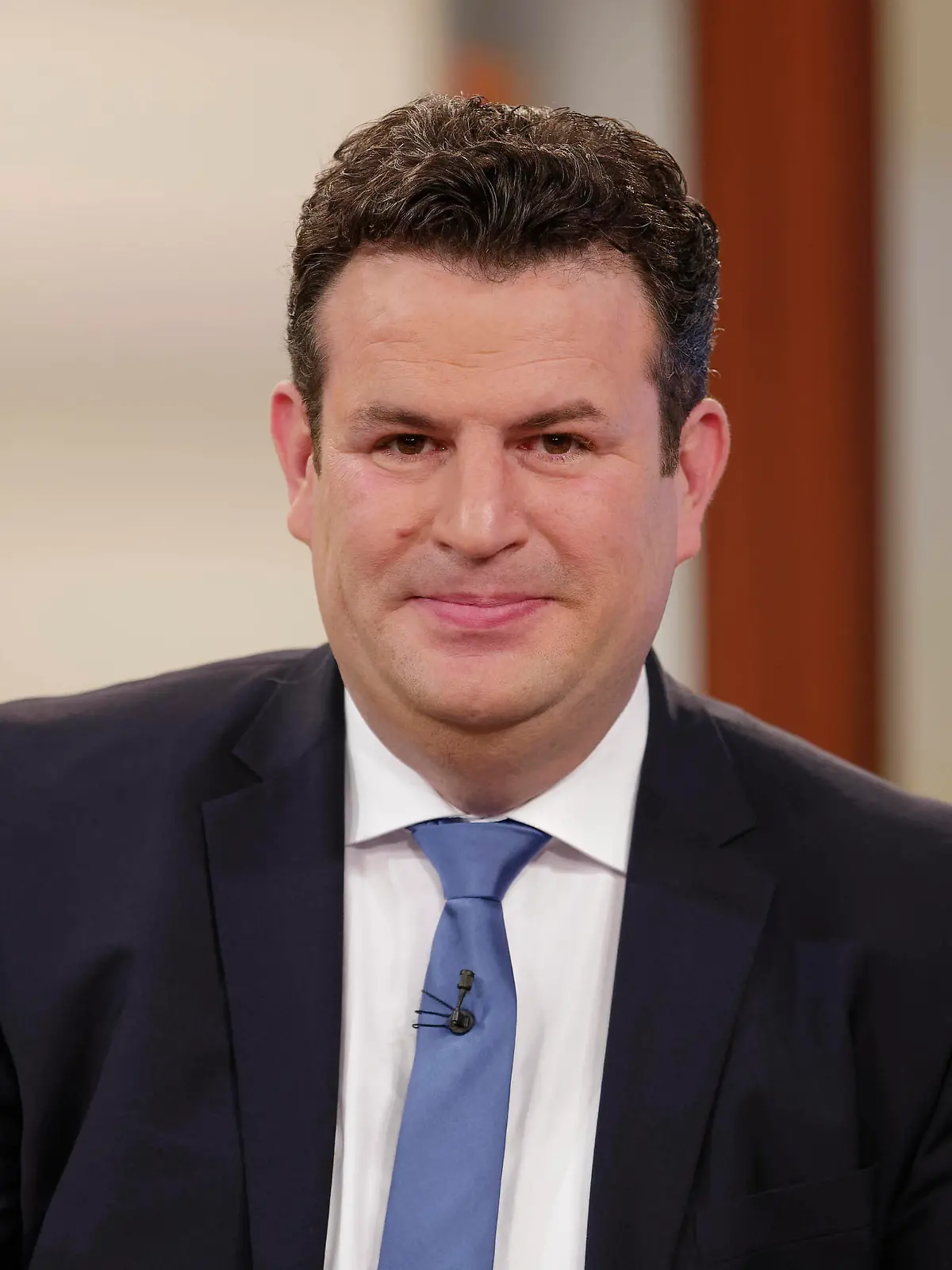  Hubertus Heil bei Anne Will 2021-11-19, Deutschland, Berlin - Hubertus Heil SPD, Geschäftsführender Bundesminister für Arbeit und Soziales, zu Gast bei Anne Will im Ersten Deutschen Fernsehen. Thema der Politiktalk-Runde in der ARD: Die Corona-Notlage - Kann Deutschland die vierte Welle noch brechen *** Hubertus Heil at Anne Will 2021 11 19, Germany, Berlin Hubertus Heil SPD , Executive Federal Minister of Labor and Social Affairs, as a guest at Anne Will in the First German Television Topic of the Politiktalk Runde in the ARD The Corona Emergency Can Germany still break the fourth wave