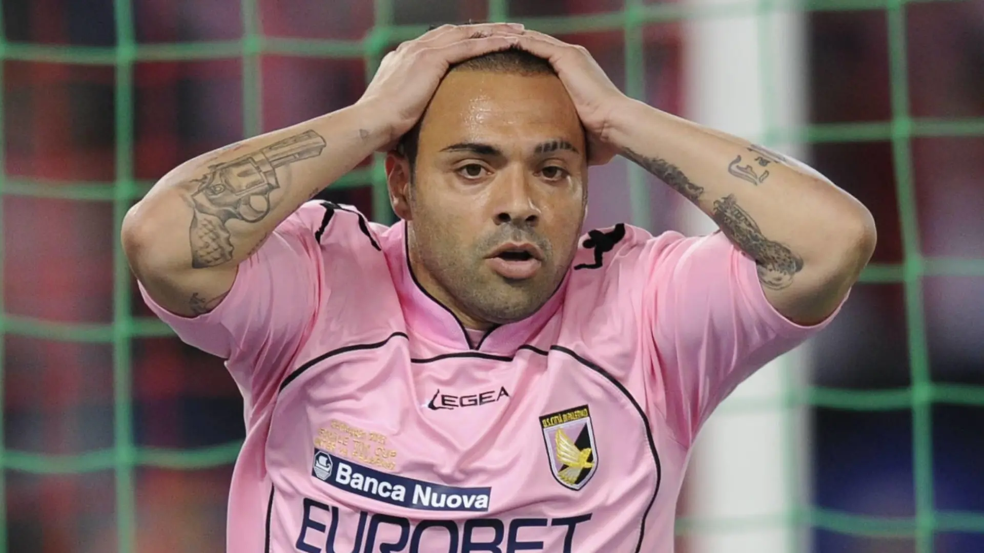 Bildnummer: 07939621 Datum: 29.05.2011 Copyright: imago/Gribaudi/ImagePhoto
Inter Mailand vs US Palermo - Coppa Italia Final: Fabrizio Miccoli PUBLICATIONxNOTxINxITA; Fussball Herren ITA Coppa Italia Pokal 2010 2011 Finale Pokalfinale Porträt x2x xkg 2011 quer
Image number 07939621 date 29 05 2011 Copyright imago Gribaudi ImagePhoto Inter Milan vs U.S. Palermo Coppa Italia Final Fabrizio Miccoli PUBLICATIONxNOTxINxITA Football men ITA Coppa Italia Cup 2010 2011 Final Cup finals Portrait x2x xkg 2011 horizontal