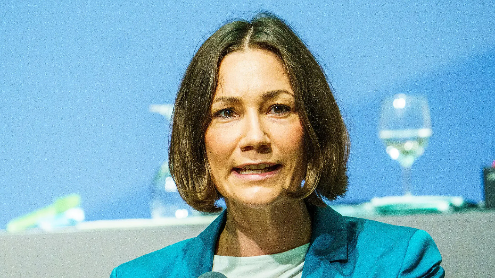 ARCHIV - 14.07.2021, Rheinland-Pfalz, Mainz: Anne Spiegel (Bündnis90/Die Grünen), Umweltministerin von Rheinland-Pfalz. Die stellvertretende Ministerpräsidentin soll in der neuen Bundesregierung Familienministerin werden. (zu dpa: «Grüne beraten über Nachfolge von Anne Spiegel in Rheinland-Pfalz») Foto: Andreas Arnold/dpa +++ dpa-Bildfunk +++