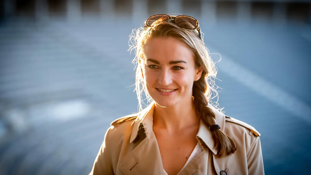 Berlin 08.09.2021 Saisonauftakt der Sportmetropole Berlin Elena Krawzow GER Parasportlerin Schwimmen *** Berlin 08 09 2021 Sportmetropole Berlin season opener Elena Krawzow GER para athlete swimming