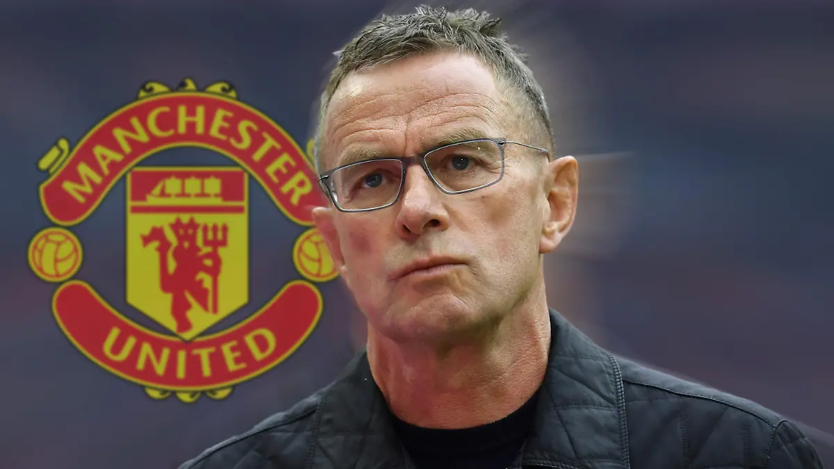 FOTOMONTAGE: Ralf Rangnick ist Trainer-Kandidat bei ManUnited.