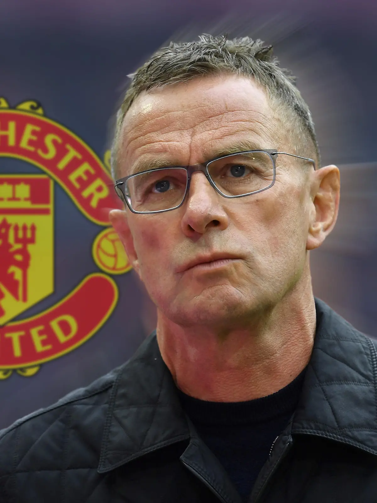 FOTOMONTAGE: Ralf Rangnick ist Trainer-Kandidat bei ManUnited.