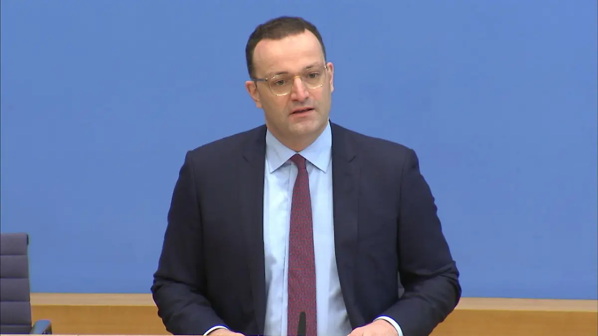 Spahn: "Die Lage ist dramatisch ernst" Statement des Gesundheitsministers