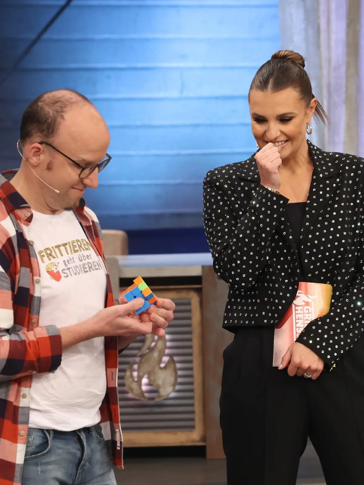 Christian Pötter und Moderation Laura Wontorra

Die Verwendung des sendungsbezogenen Materials ist nur mit dem Hinweis und Verlinkung auf RTL+ gestattet.
