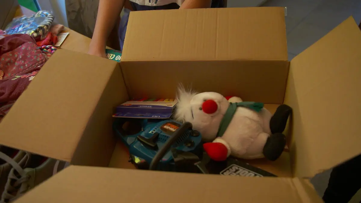 Paket mit Geschenken