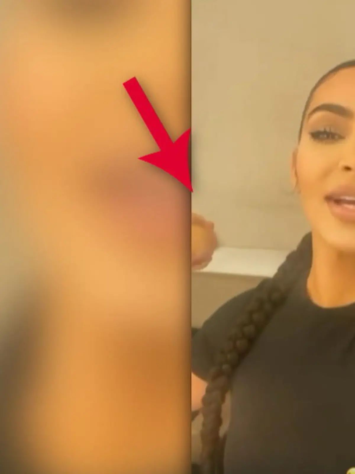 Bild zu: "North West äfft Kim Kardashian nach"